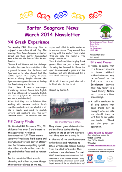 March_14_Newsletter_2 - Barton Seagrave School