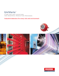 UniVario ® Flame and Heat Detectors