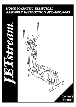 JEC-4000/4005 Machine manual