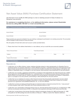 Net Asset Value (NAV) Purchase Certification Statement (Form-20)
