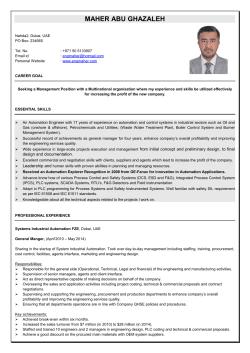 Download Resume - Maher Abu Ghazaleh