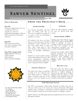 SAWYER SENTINEL - Gwinn Area Community Schools