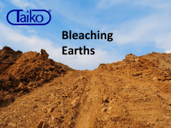 Bleaching Earths