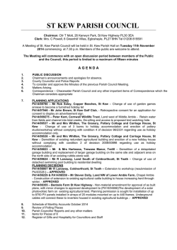 ST KEW PARISH COUNCIL