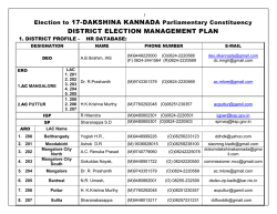 District Election Plan