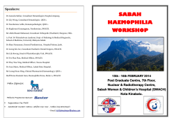 PROGRAM HAEMOFILIA 2014 latest (English - pdf