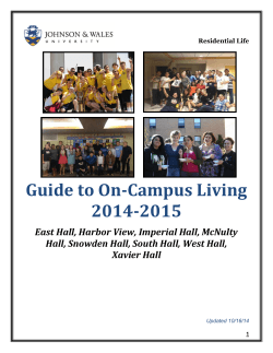 Guide to On-Campus Living