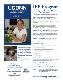 IPP Program - Nonprofit Leadership
