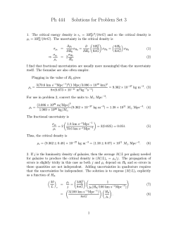 Ph 444 Solutions for Problem Set 3