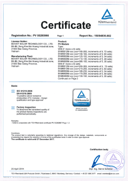 TUV is the German abbreviation of "technical supervision association".