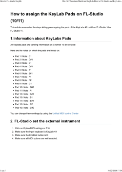 How to FL-Studio Keylab