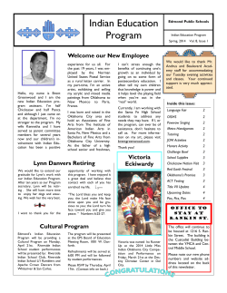 Indian Education Newsletter