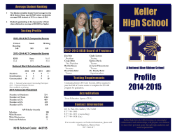 KHS Profile - Keller ISD Schools