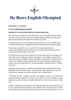 here - English Olympiad