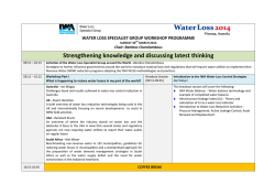Strengthening knowledge and discussing latest - IWA