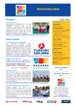 President Future Events May 2014