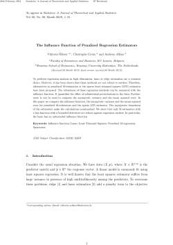 The Influence Function of Penalized Regression Estimators