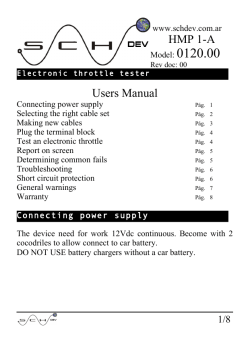 HMP 1-A Users Manual - SCHdev