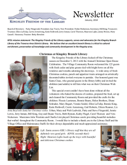 January 2014 - Traverse Area District Library