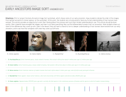 Early Ancestors - Big History Project