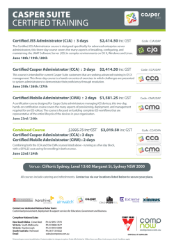 Download our full PDF Information Sheet