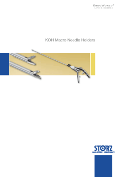 KOH Macro Needle Holders