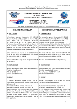 105_08 SR 2014 FIM Sidecar World Championship_Le Mans, FRA