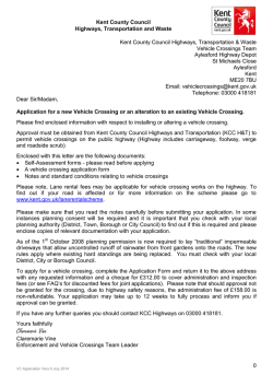 dropped kerb application form