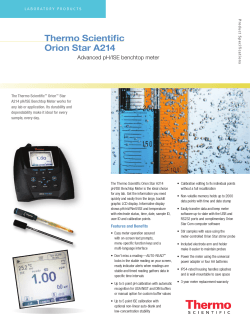 Thermo Scientific Orion Star A214