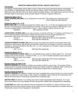 Group Lessons - Wheaton Yamaha Music School