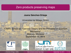 Zero products preserving maps