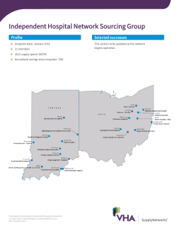 Independent Hospital Network Sourcing Group