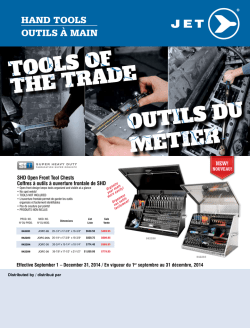 HAND TOOLS OUTILS &Agrave; MAIN