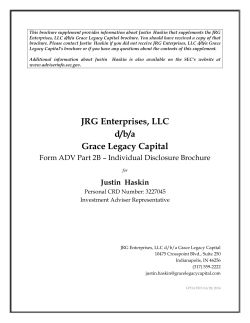 JRG Enterprises, LLC d/b/a Grace Legacy Capital