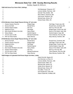 Horse Show Aug. 24 (Morning)