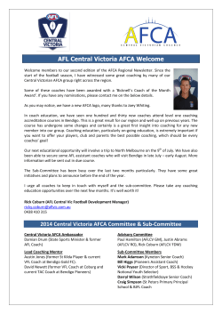 Central Vic AFCA Newsletter July 2014