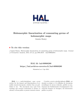 Holomorphic linearization of commuting germs of holomorphic