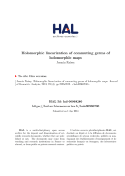 Holomorphic linearization of commuting germs of holomorphic