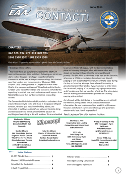 CONTACT! Newsletter - EAA of South Africa