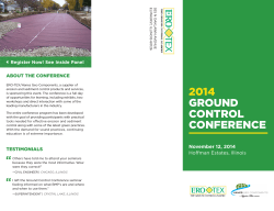 2014 GROUND CONTROL CONFERENCE