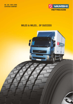 corporate brochure - Vamshi Rubber Limited