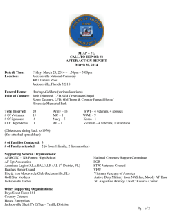 MIAP – FL CALL TO HONOR #2 AFTER ACTION REPORT March 30