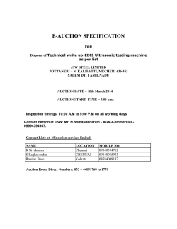 jsw steel ltd technical write up eeci ultrasonic