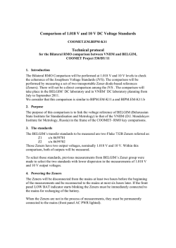 COOMET.EM.BIPM-K11 Technical Protocol
