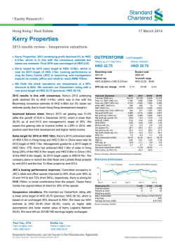 Kerry Properties - Research