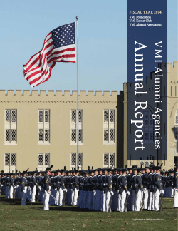 A nn ualR ep ort - Virginia Military Institute