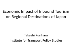 Economic Impact of Inbound Tourism on Regional Destinations of