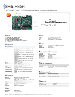 IMB-M40H - ADLINK Technology