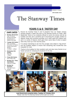 10/10/14 - The Stanway School