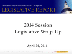 2014 Session Legislative Wrap-Up